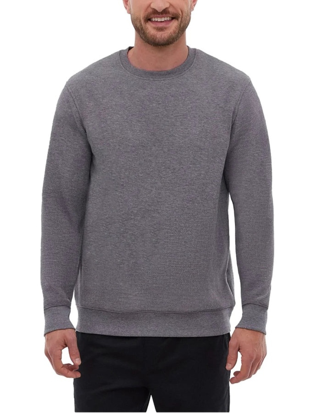 Bench - Men's Fleece-Lined Thermal Crew Neck Sweater